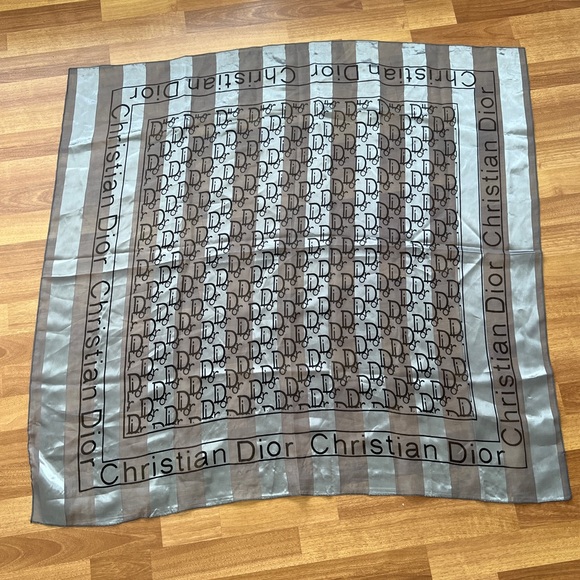 Accessories - Vintage Christian Dior monogram 90s scarf